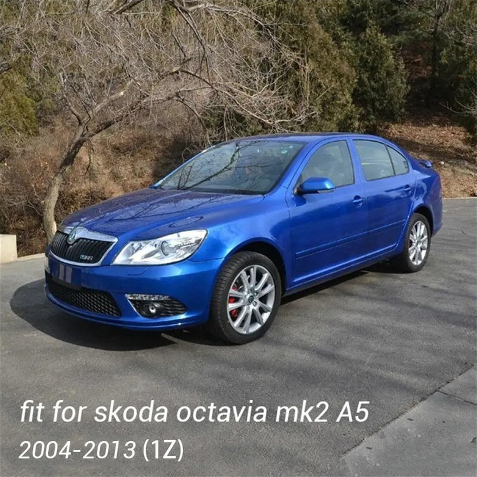 sprężyna gazowa do maski Pokrowiec na amortyzator gazowy, podnośnik amortyzatora, drążek podporowy hydrauliczny, pasuje do Skody Octavia A5 MK2 (1Z) 2004-2013(Carbon Red)