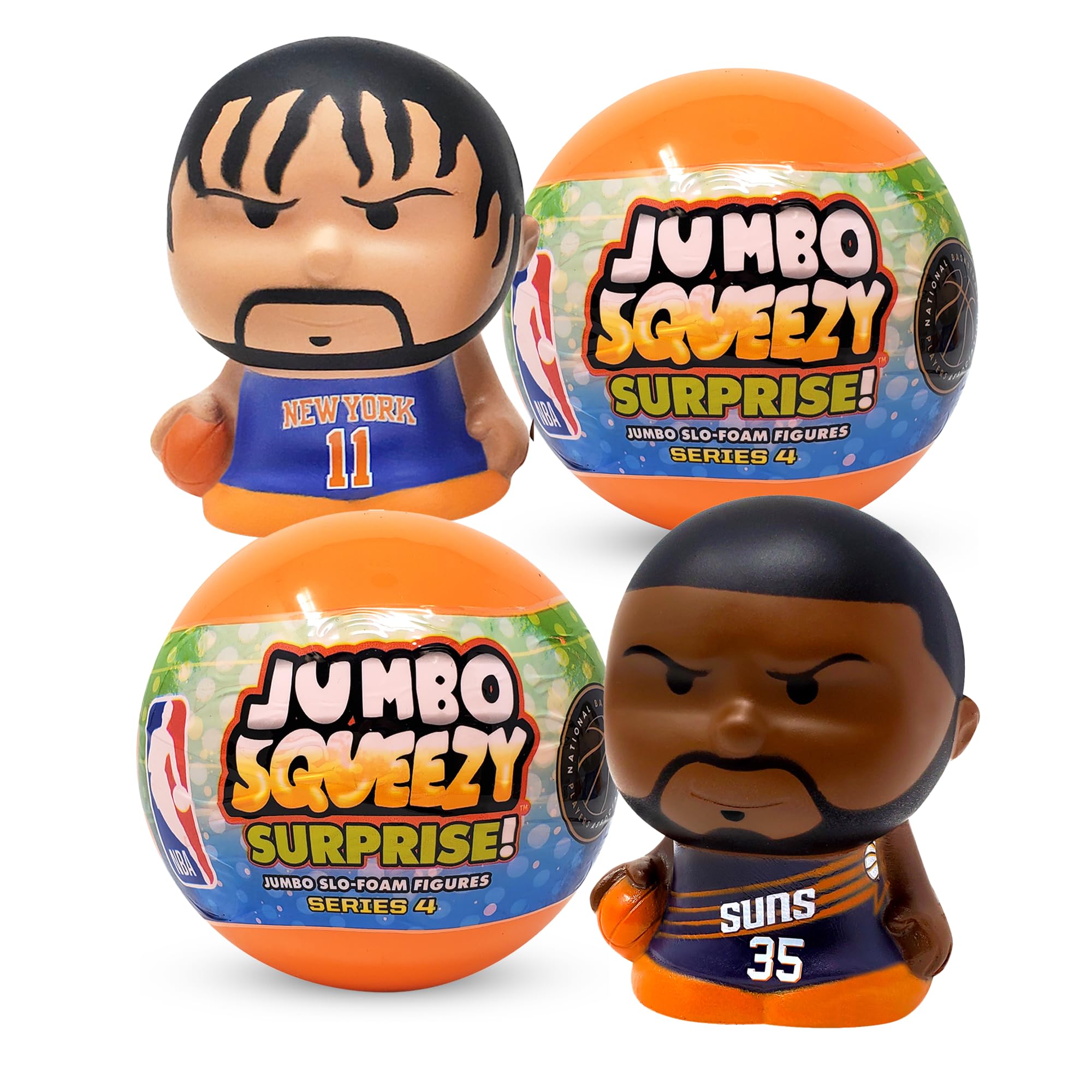 Party Animal Jumbo Squeezy NBA Player Mystery Capsule, 2-Pack