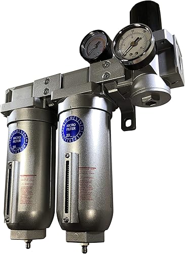 Miniatura 2 de Sistema de secado de aire de tres etapas con clasificación industrial, cuencos extragrandes, filtro de partículas de aire, filtro coalescente de