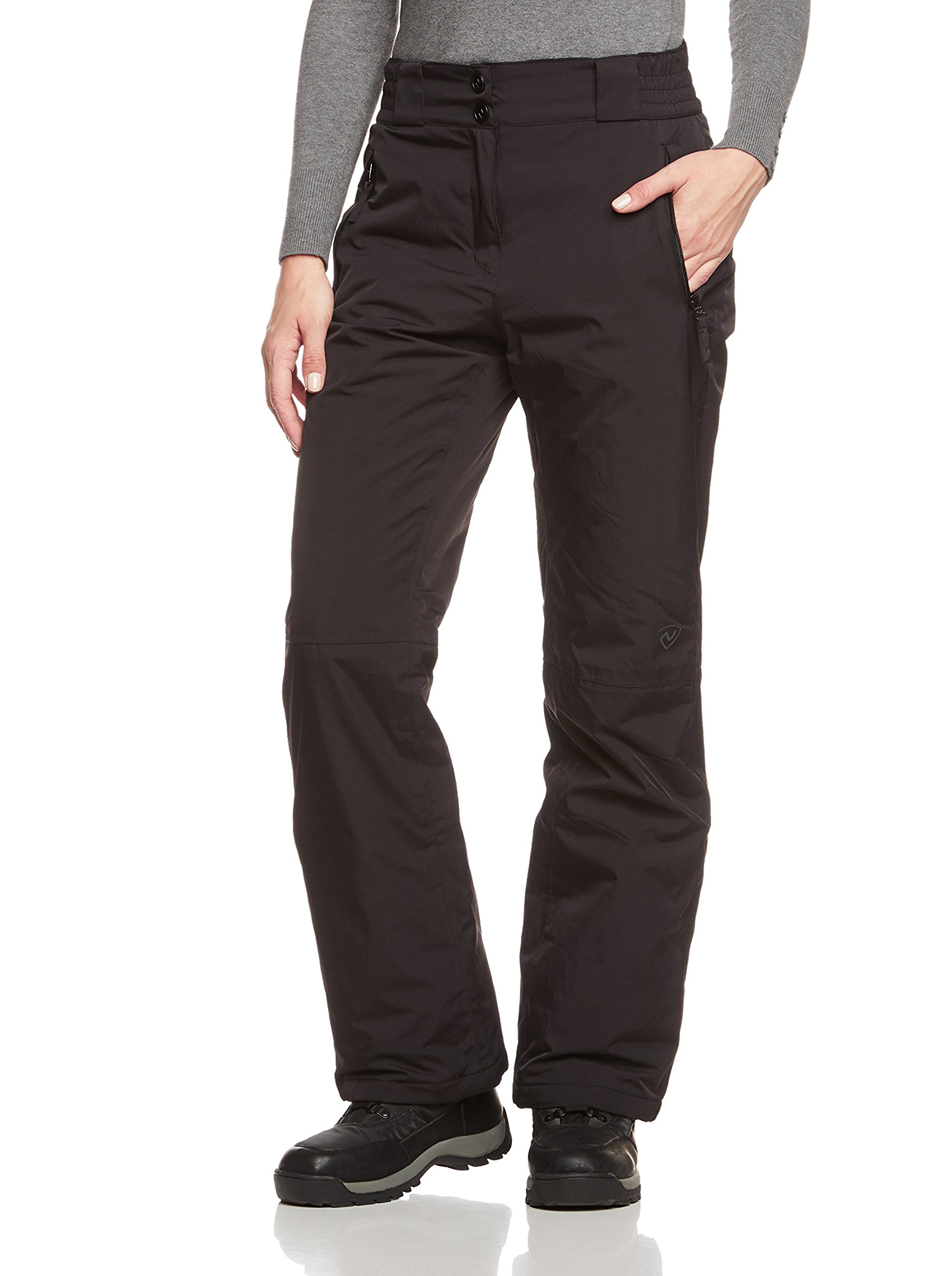 Pantalon Slim Taille Élastique Noir Bariloche Femme - 2034165-noir00