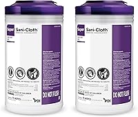 Vista 8 de Super Sani - Toallitas desechables germicidas de tela, extra grande de 5 x 8 pulgadas, dispensador desplegable de 65