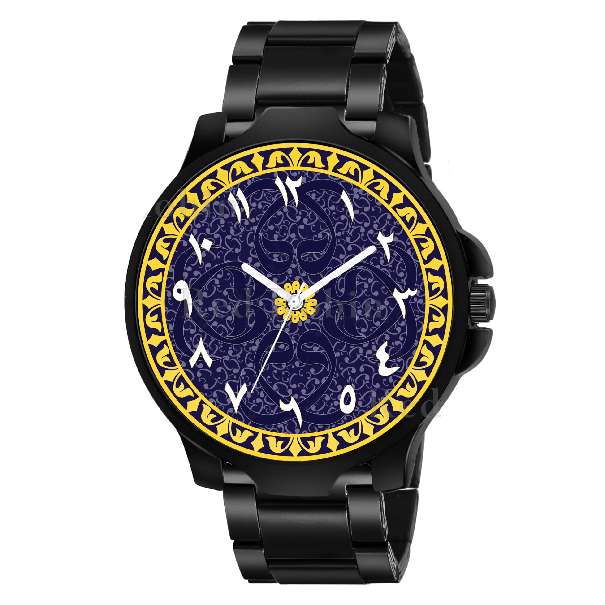 Talgo Analog Islamic Design Multicolour Dial Stylish Black Silicone Strap Wrist Watch for Muslim Men and Boys, Pack of 1 - IW007-ARB-3K-BLK-CDBLK (B0CSWS4LFK) Amazon Price History, Amazon Price Tracker