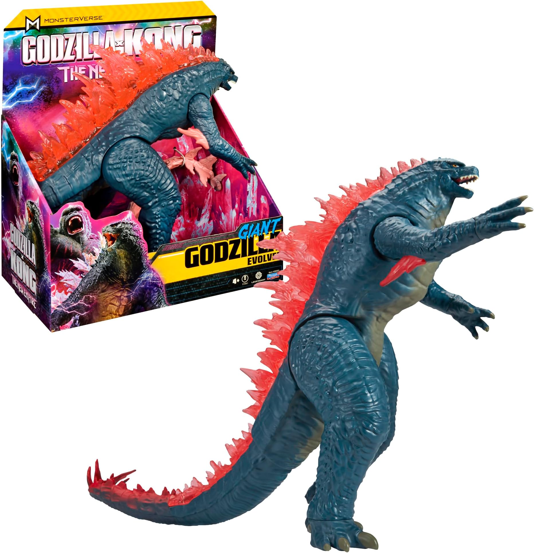 MonsterVerse - Godzilla x Kong, Articulated Figure, 28 cm, Godzilla, for Children from 4 Years, MN3001