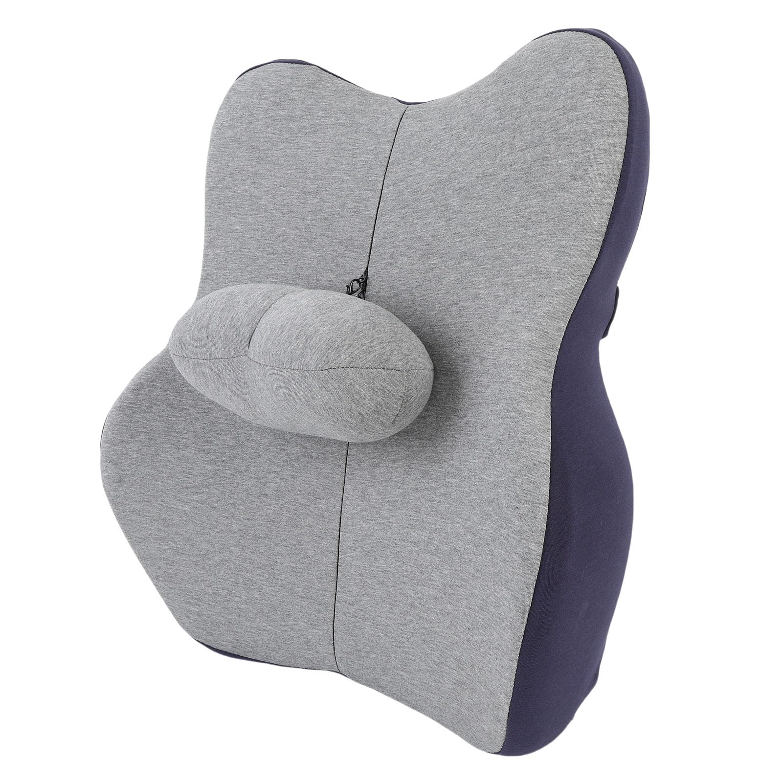 Yinhing Cuscino di Supporto Lombare per Ufficio, Cuscino di Supporto Lombare, Supporto Posteriore della Sedia Cuscino Lombare, Migliora la Postura Seduta, Memory Foam, Cinghie Regolabili