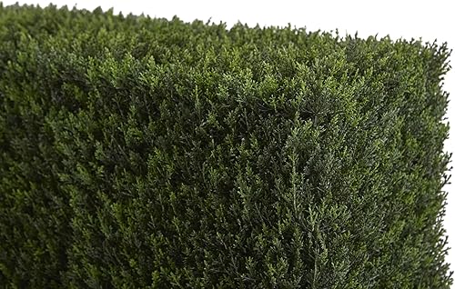 Miniatura 5 de Nearly Natural 4889 Seto de cedro decorativo artificial de 20 pulgadas de alto (interiorexterior), verde, 29 x 12 x 20 pulgadas