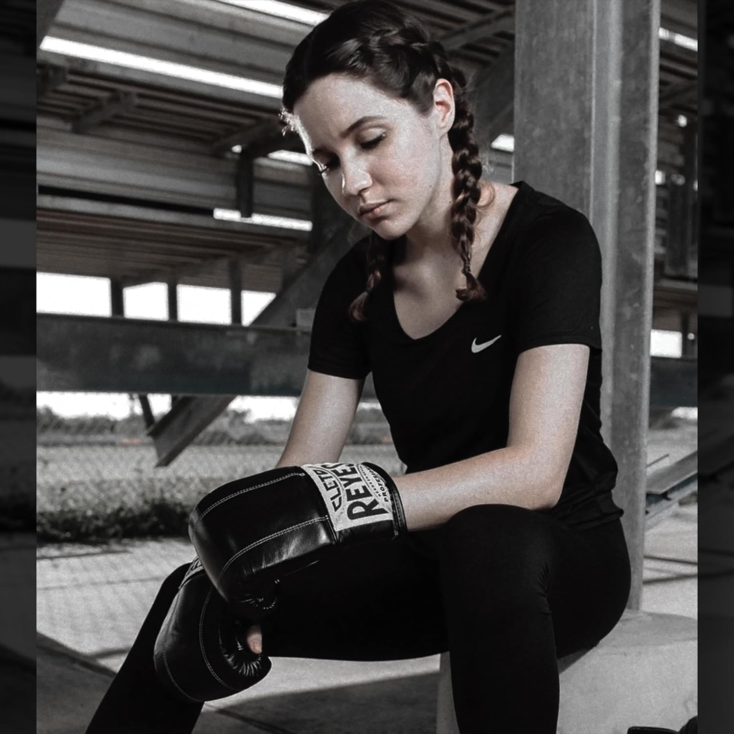 14oz Lace Up Black Mamba MMA Training Gloves Cleto Reyes Shop