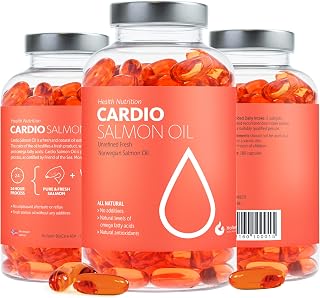 Omega 3 6 9 Capsules High Strength Salmon Oil Capsules with EPA, DHA & DPA | 180 1000mg Fish Oil Softgels | Sustainably Sourced, No Aftertaste | from Hofseth Biocare