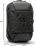 Diablo Sac à dos scolaire de randonnée - pour ordinateur portable - Imperméable à l'eau - Fermeture à glissière - Port de charge USB - Nombreuses poches -Antivol - 9
