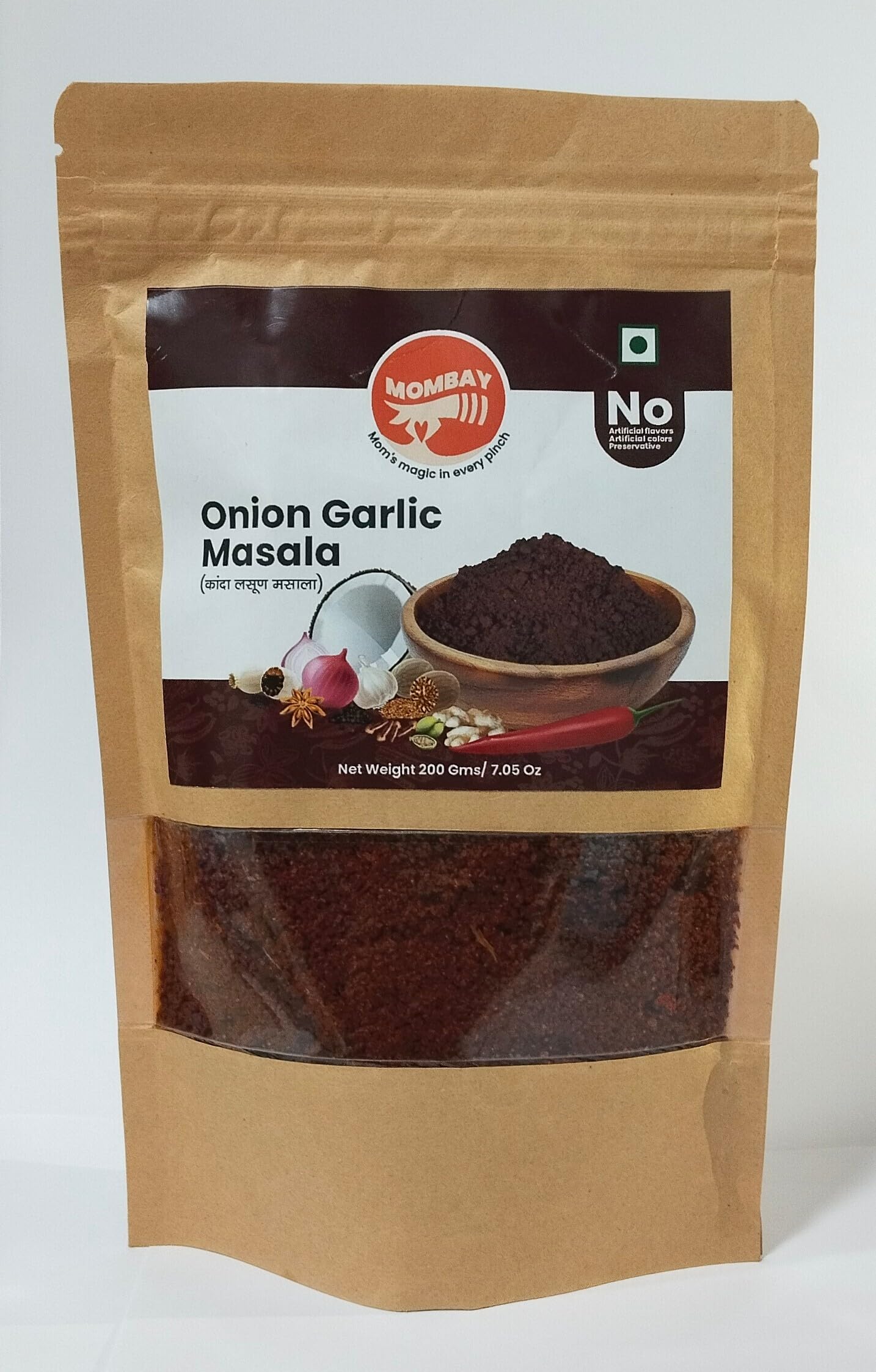Mombay Onion Garlic (Kanda Lasun) Masala/Spice/Powder | Maharashtrian Kolhapur Masala |All Purpose Masala| 200 Grams Pack (B0D635FHF1) Amazon Price History, Amazon Price Tracker