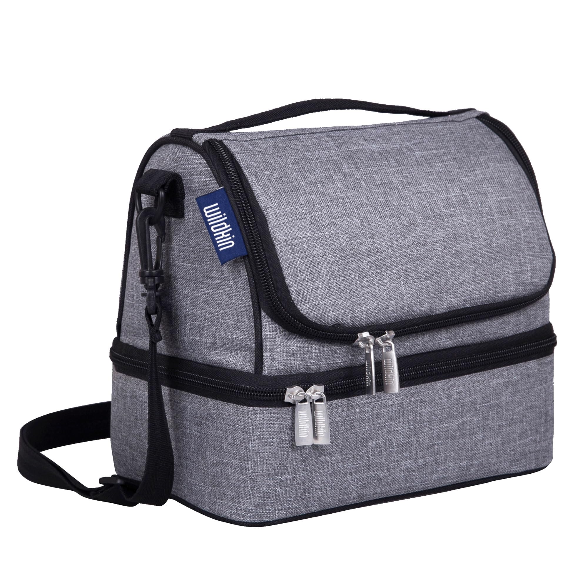 Wildkin 52903 Lunch Bag, One Size, Grey Tweed