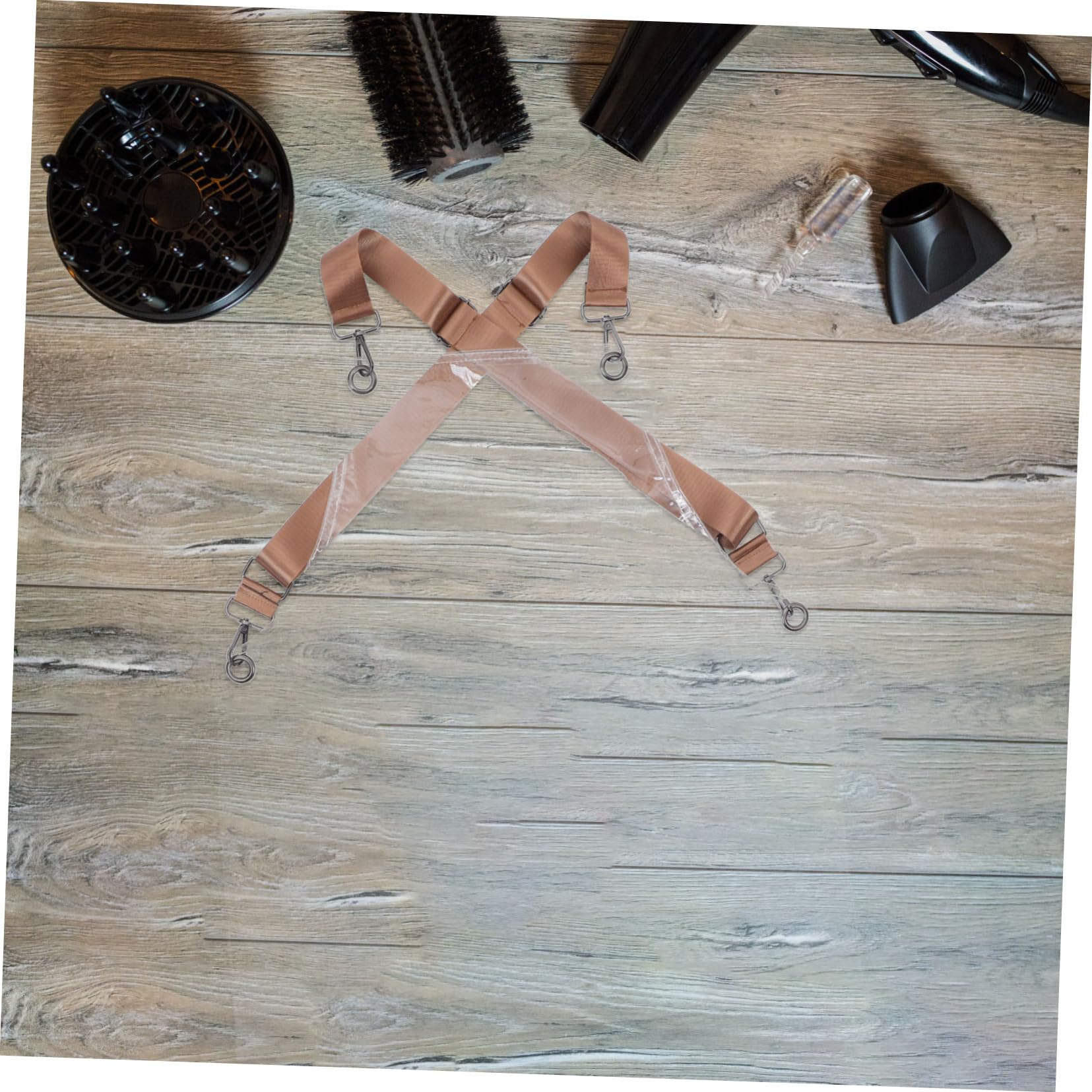 Cabilock Delantal de Tpu para Mujer con Bolsillo Ajustable, Resistente al Aceite y Agua, Ligero y Cómodo para Cocina y Peluquería