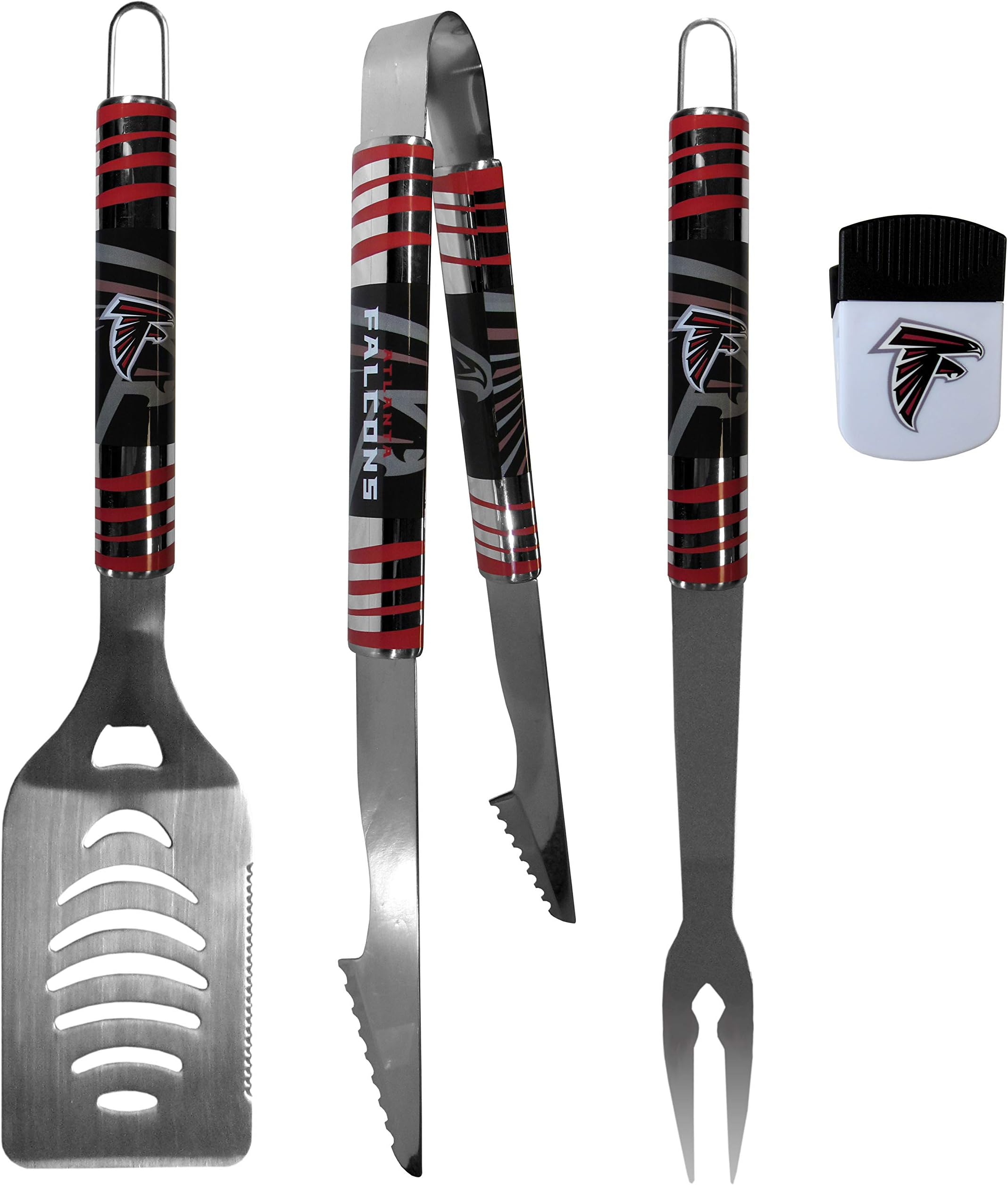 Siskiyou Sports NFL unisex 3 pc BBQ Set and Chip Clip