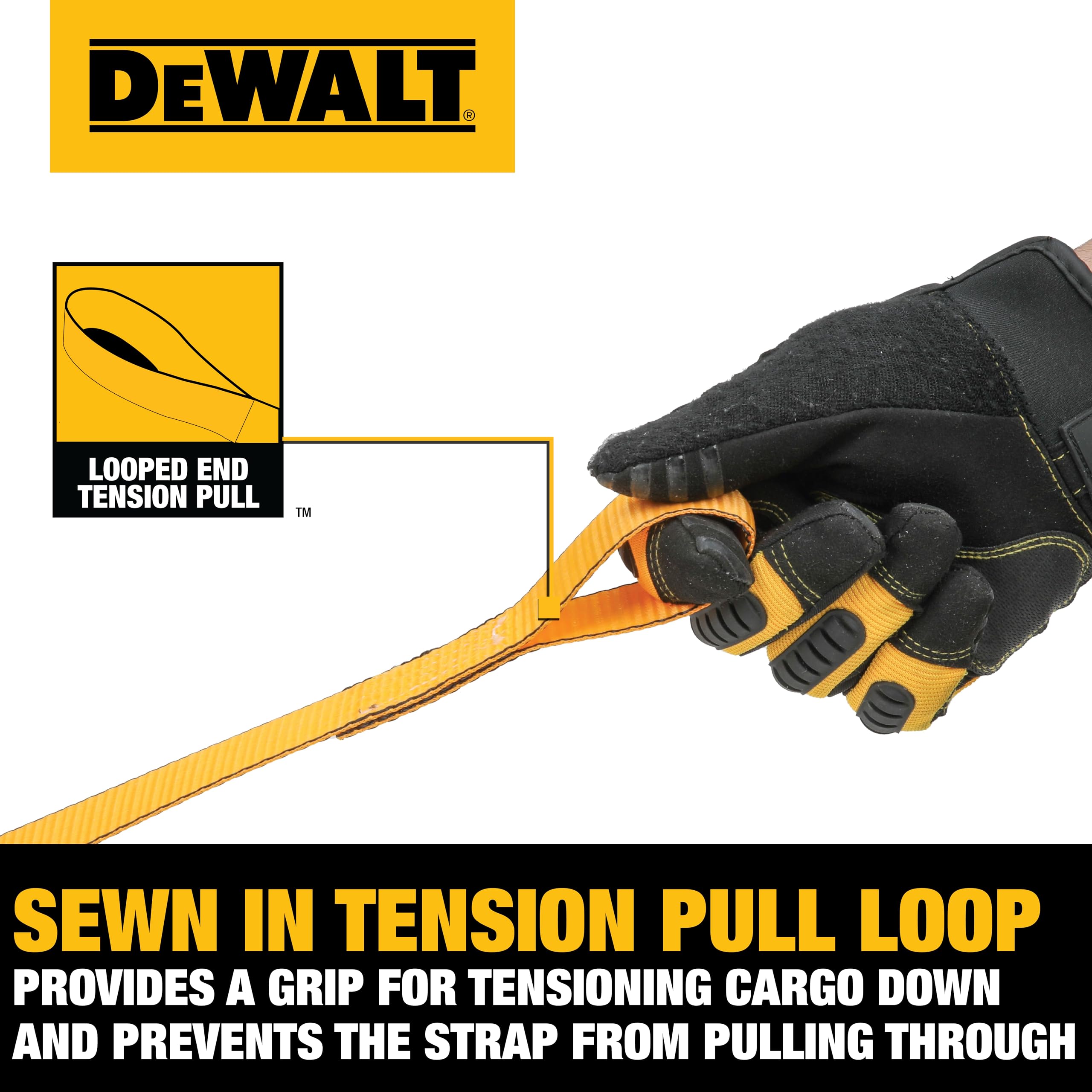 DEWALT Cam Buckle Straps - 2 Pack -6