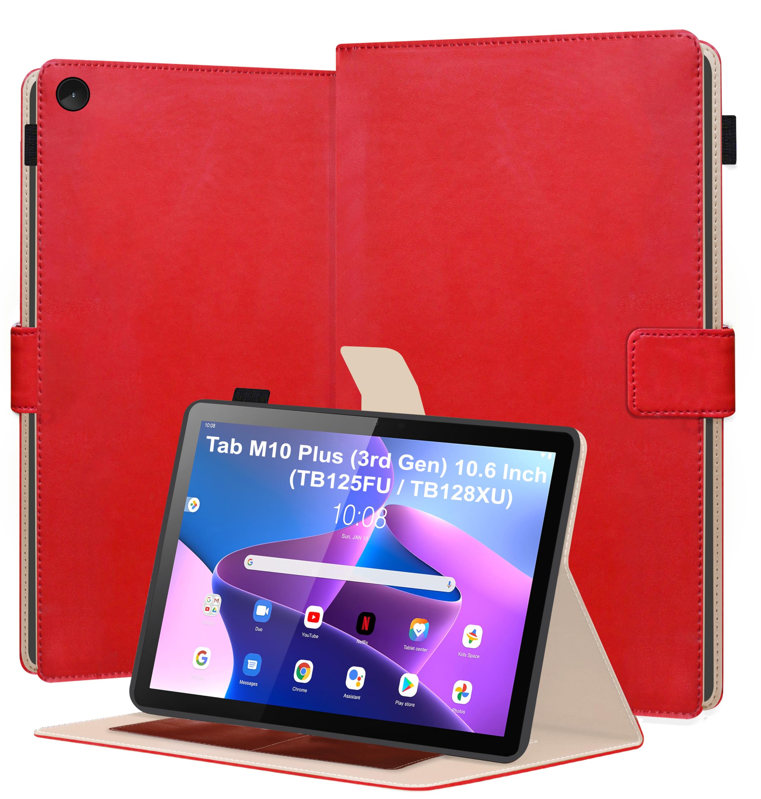 TGK Flip Case Cover for Lenovo Tab M10 Plus 3rd Gen 10.6 Inch
