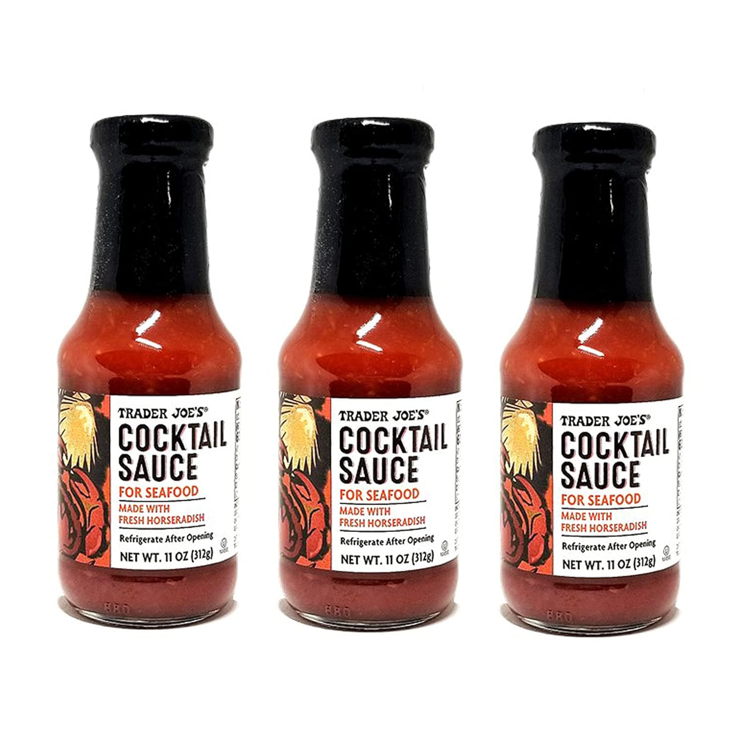 Trader Joe's Seafood Cocktail Sauce 11 oz (Pack of 3
