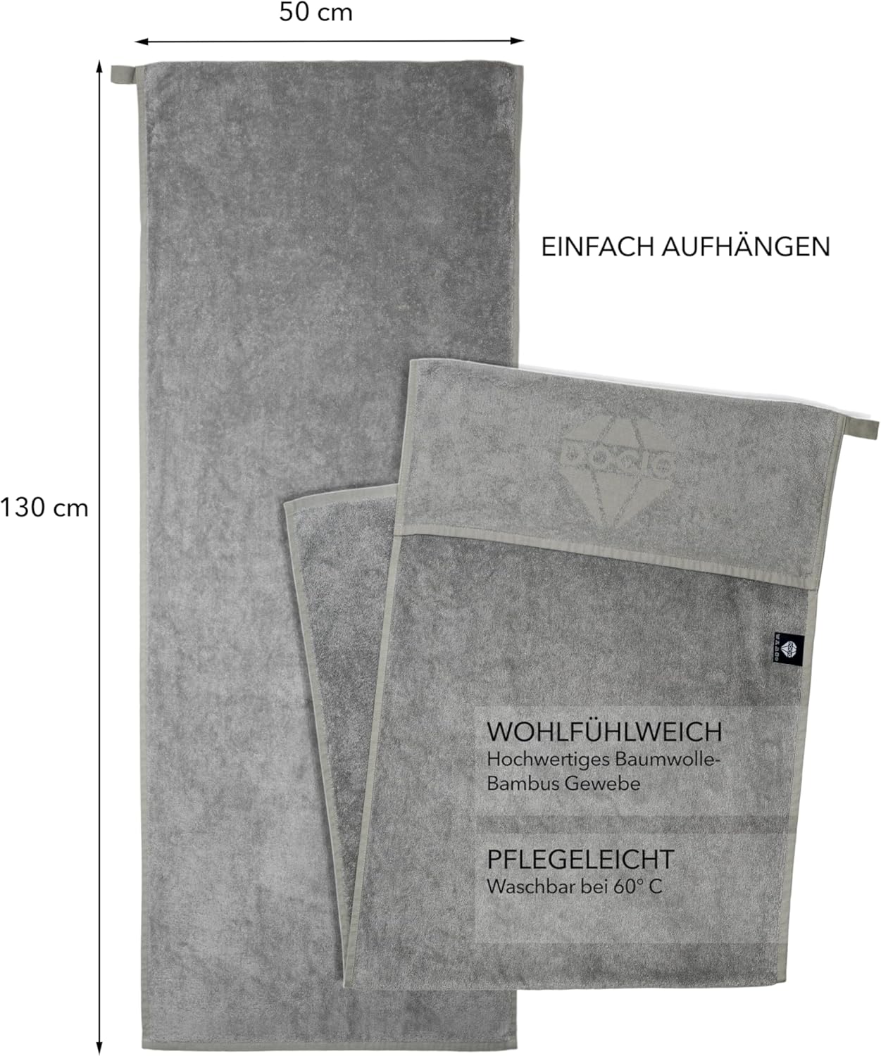 DOCIO Sporthandtuch: Das perfekte Fitness-Handtuch für dein Workout!