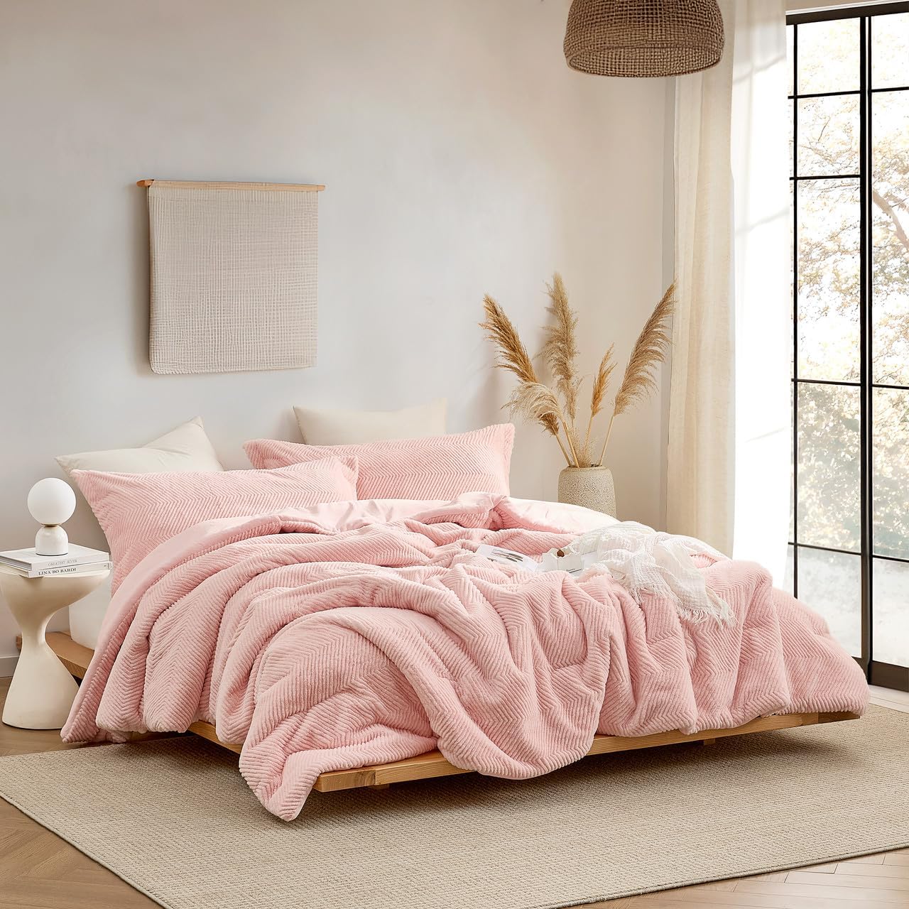 Coma Inducer Peak of Cozy Oversized King Comforter Set - Softest Pink