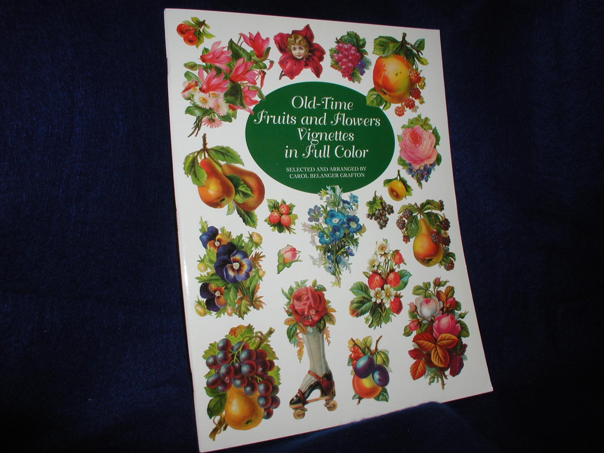 Fruits and Flowers Vignettes livre images vintage botanique couleur