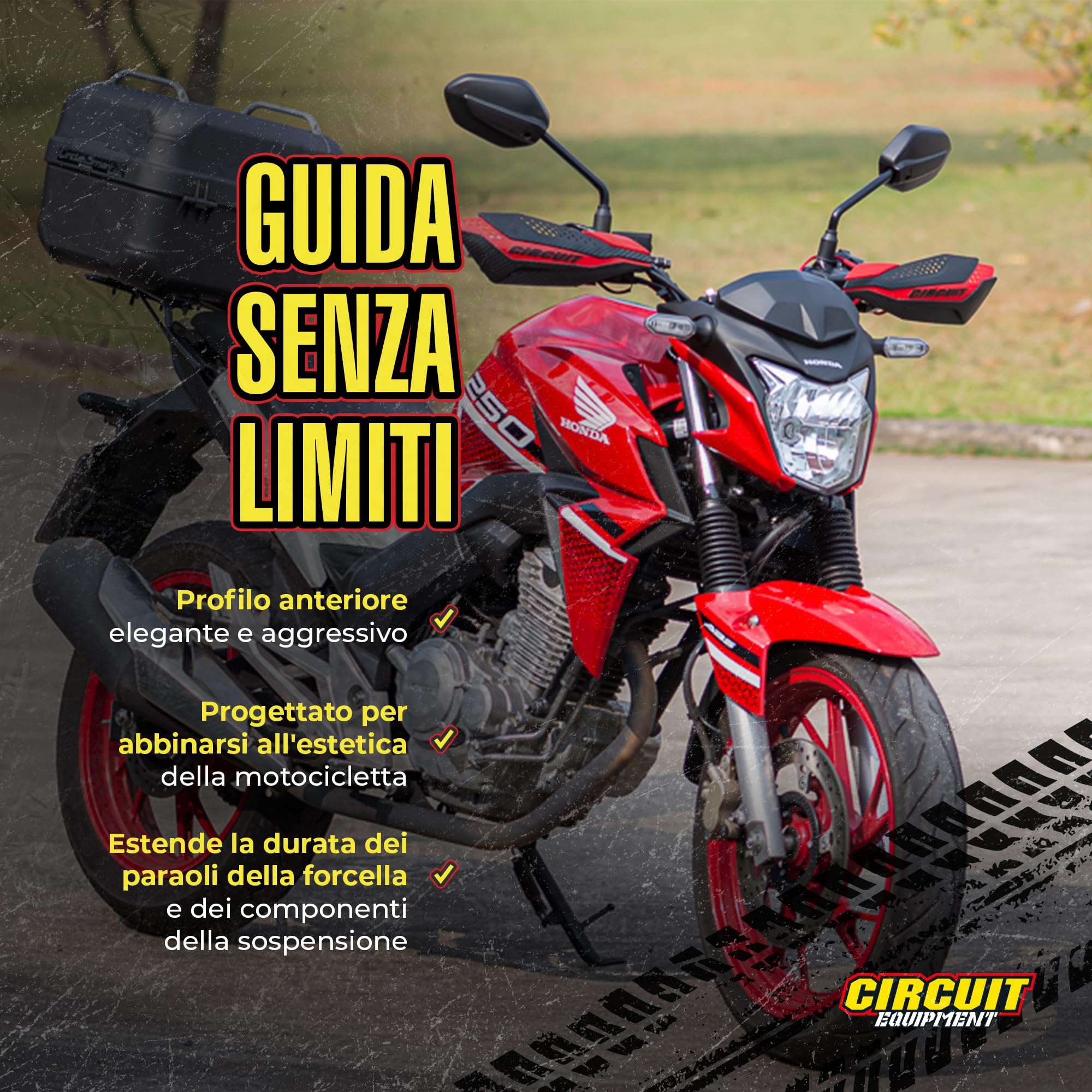 CIRCUIT SS004-005 Soffietti Moto, Rosso