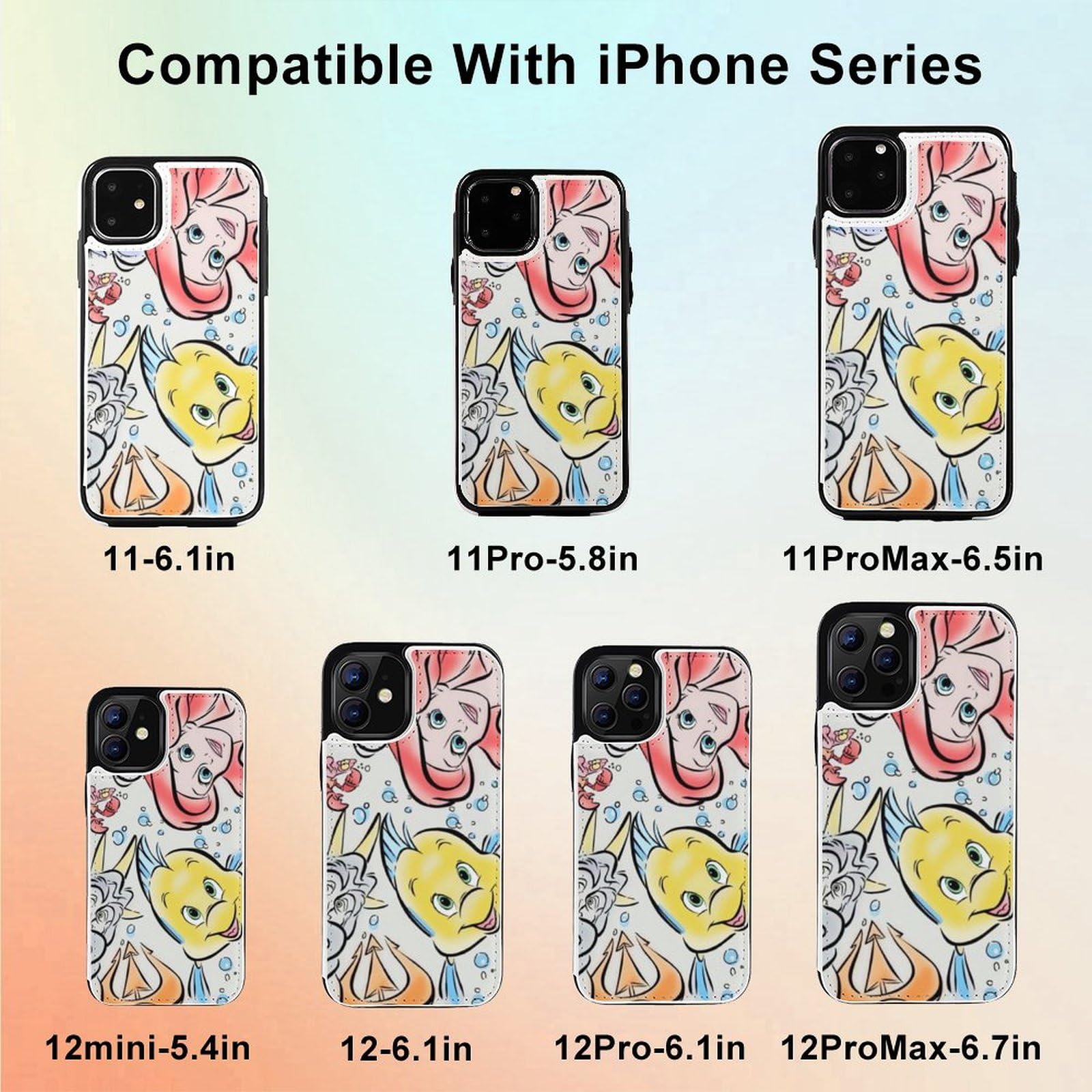 Amazon.co.jp: iPhone 14 Pro ケース 手帳型 リトルマーメイド