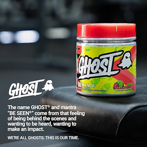 Vista 18 de GHOST BCAA - Suplemento de aminoácidos en polvo, Sour Patch Kids Blue Frambuesa, 30 porciones, sin azúcar, aminopolvo para después del entrenamiento
