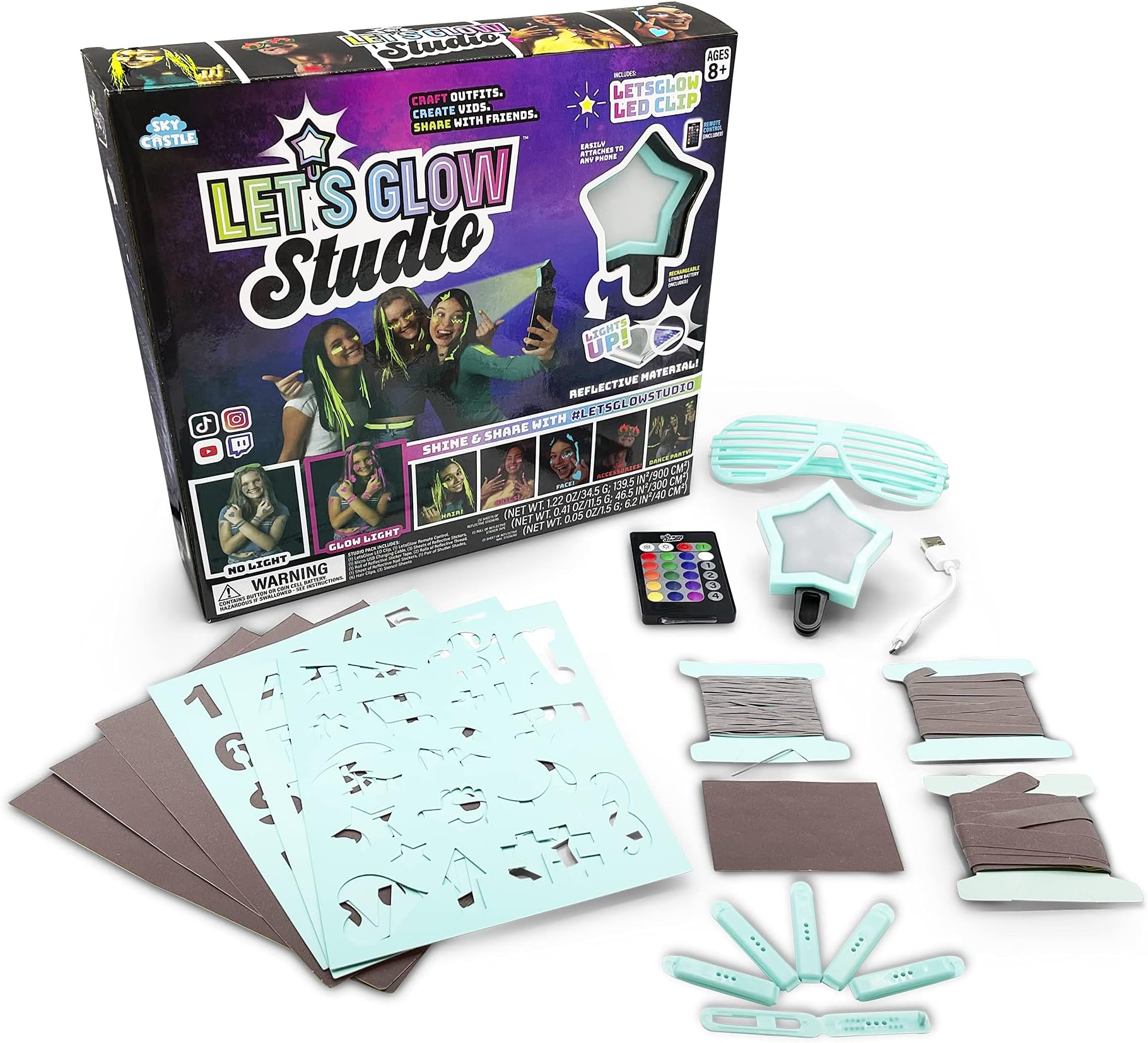 Famosa Let's Glow Studio LET00000, Multi colour