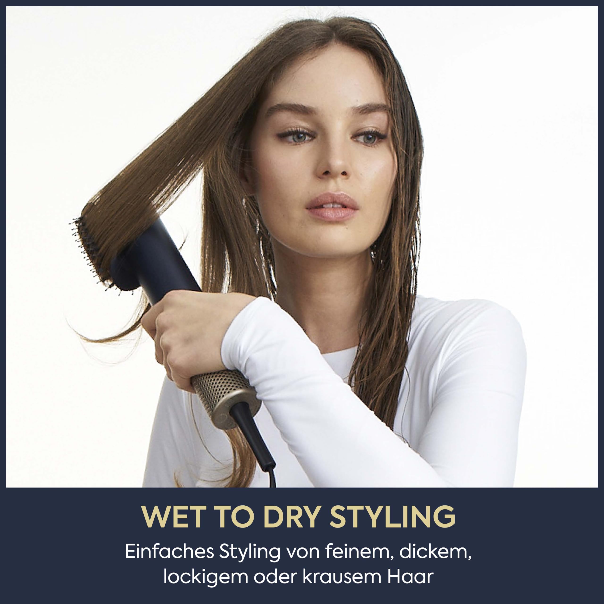 BaByliss Air Wand - Haartrockner, Glätteisen and Styler in einem, Wet to Dry, Anti-Frizz Ionen-Technologie, Ohne Hitzeschäden, AS6553E