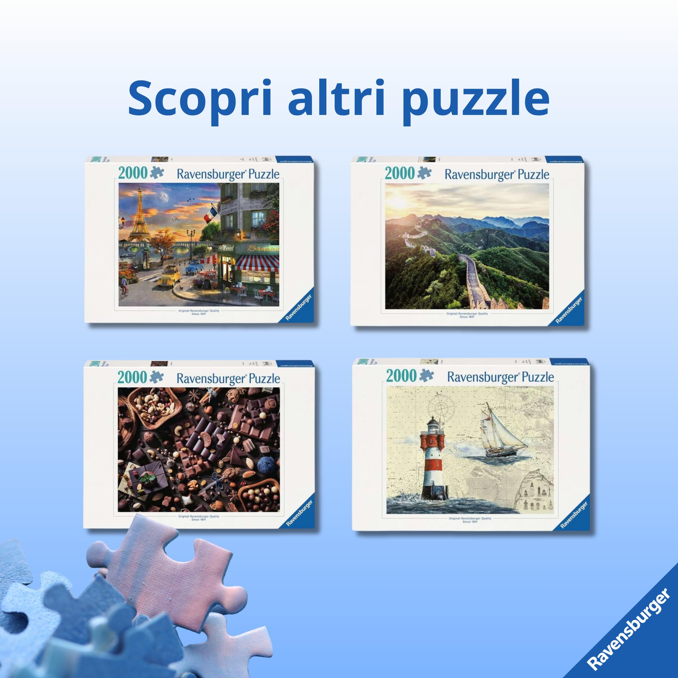 Ravensburger - Puzzle 2000 Pezzi La Villa Attraverso I Secoli | Puzzle 2000 Pezzi | Rompicapo Adulti E Bambini Dai 14 Anni In Su | Regalo Per Bambini E Adulti | Misure 98x75cm | Tecnologia Soft-click