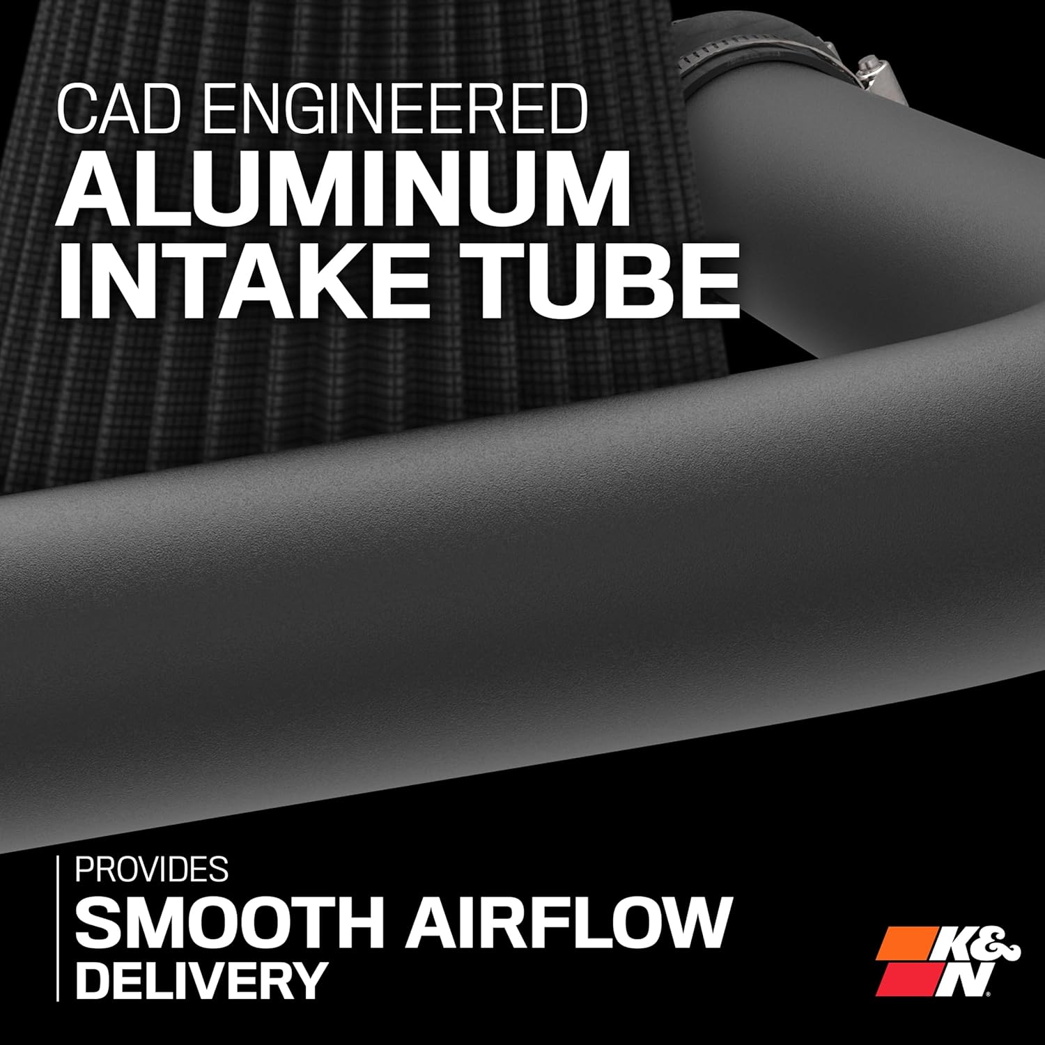 K&N Cold Air Intake Kit: Increase Acceleration & Engine Growl, Guaranteed to Increase Horsepower up to 19HP: Compatible with 5.0L, V8, 2015-2017 Ford Mustang, 71-3535