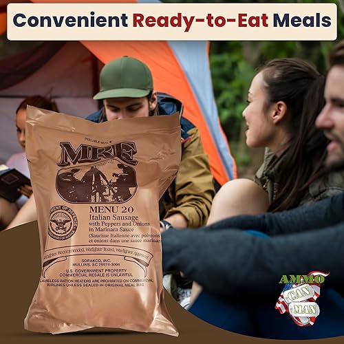 Miniatura 7 de Ammo Can Man Militar  Inspección MRE 2024  Elige un menú  Comidas nutricionales completas para soldados  Larga vida útil  Comidas listas para comer