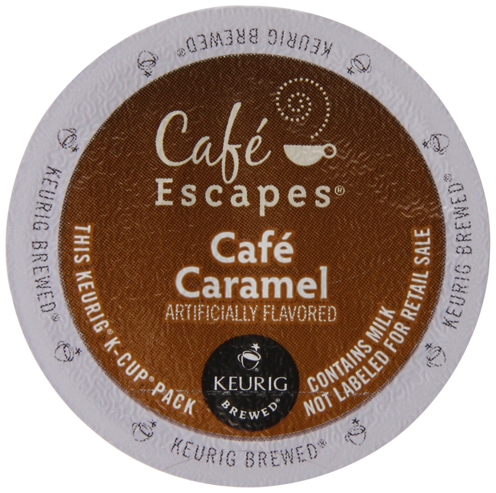 Cafe Escapes Cafe Caramel K-Cups 1 Box (12 K-Cups)