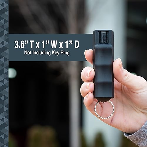 Miniatura 4 de SABRE Kit de gel de pimienta con aerosol de práctica de agua azul 25 ráfagas rango de 12 pies 131ft el gel es más seguro agarre ergonómico para los