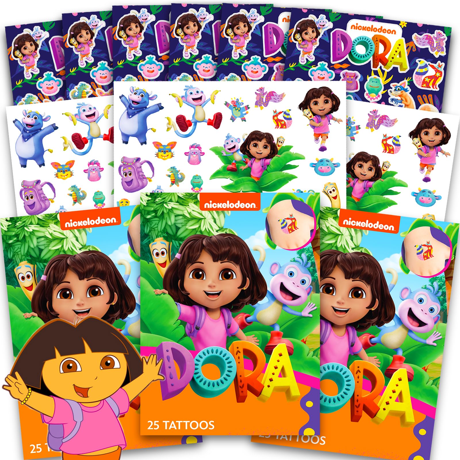 Amazon.com: Dora the Explorer Party Favors Bundle Pack ~ 150 Dora