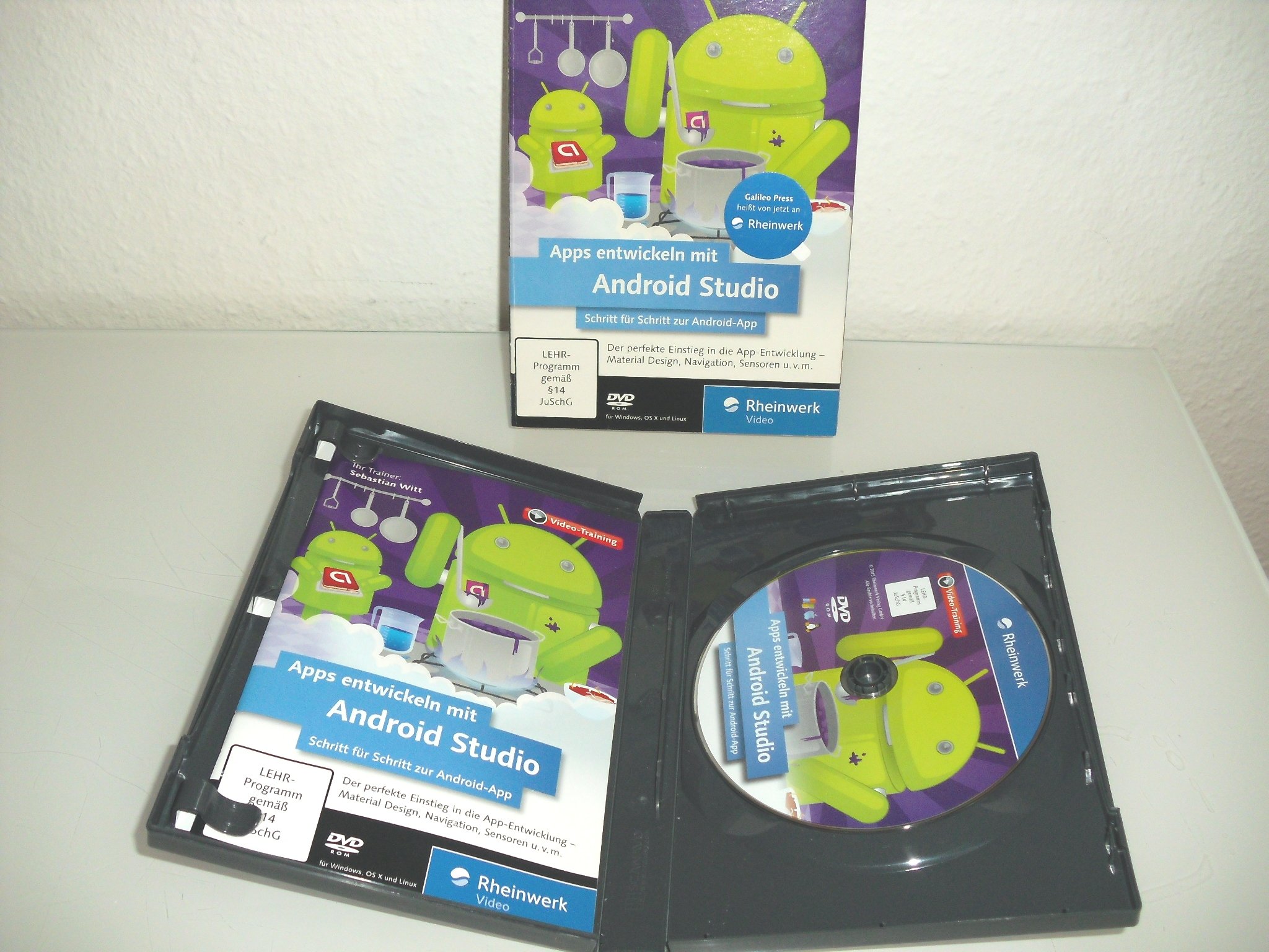 Apps entwickeln mit Android Studio: Ausgabe 2015, aktuell zu Android 5