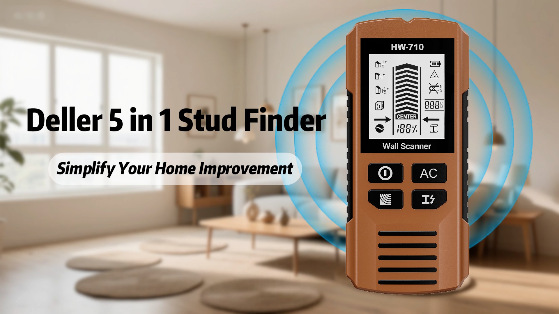 Amazon.com : Stud Finder Wall Scanner, 5 in 1 Stud Detector with