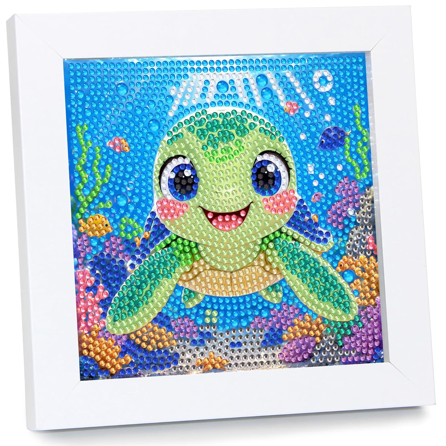 Halloween Cat Diamond Art Kit - Kids Craft -10