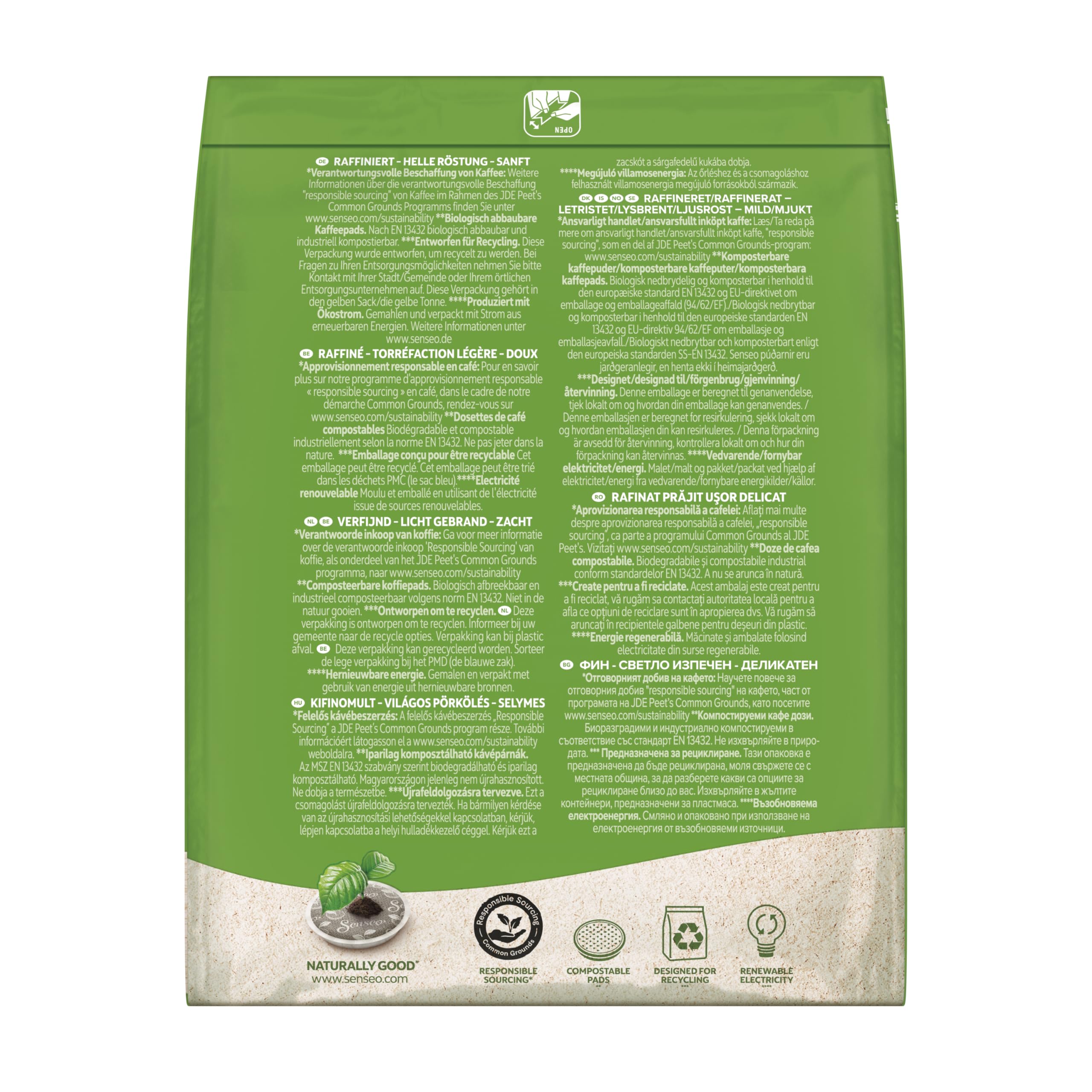 Senseo Pads Mild, Vorratspackung, 5 x 32 Getränke, 160 Kaffeepads