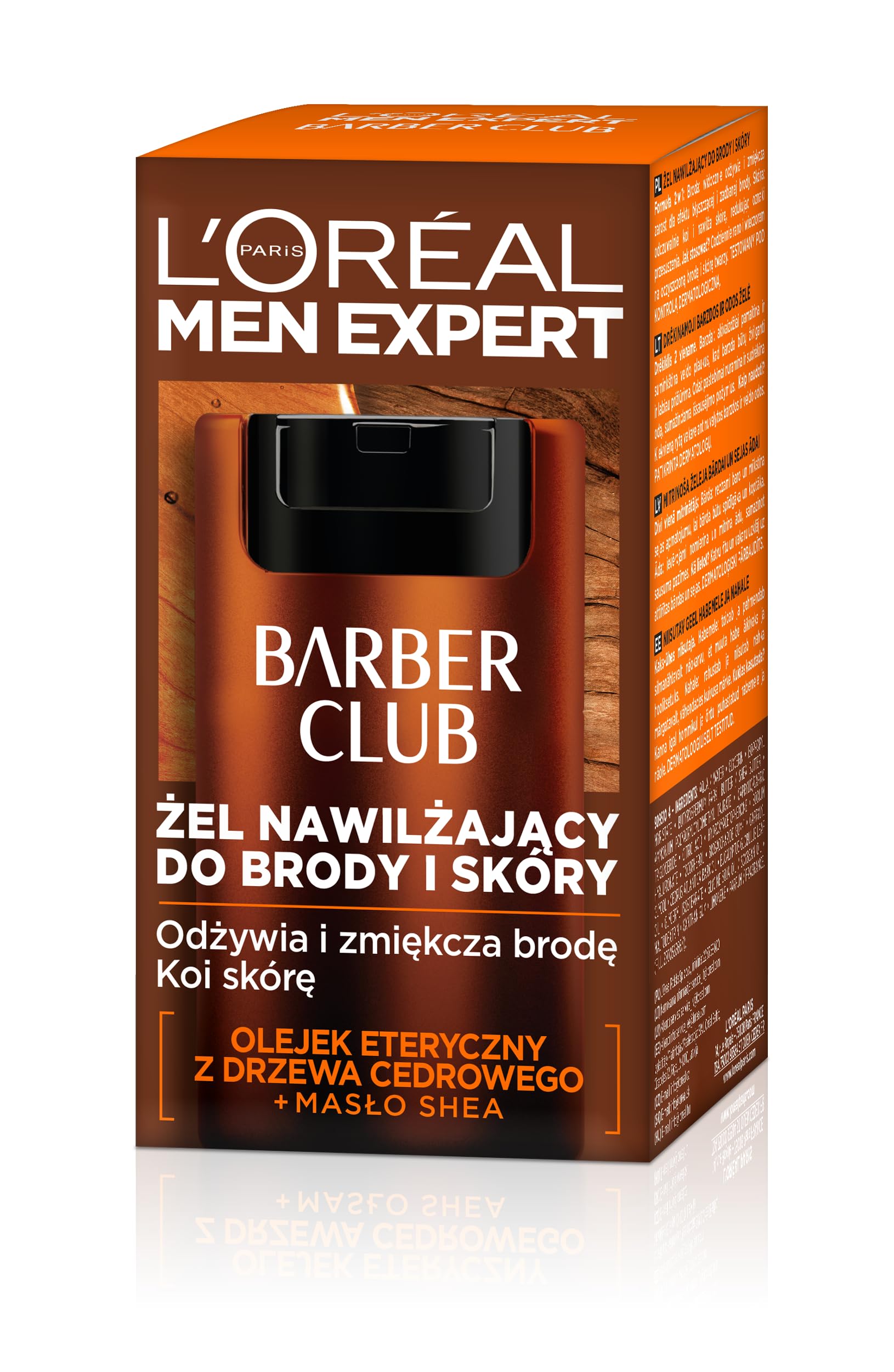 L'Oréal Paris Men Barber Club żel nawilżający do brody i skóry, 50 ml