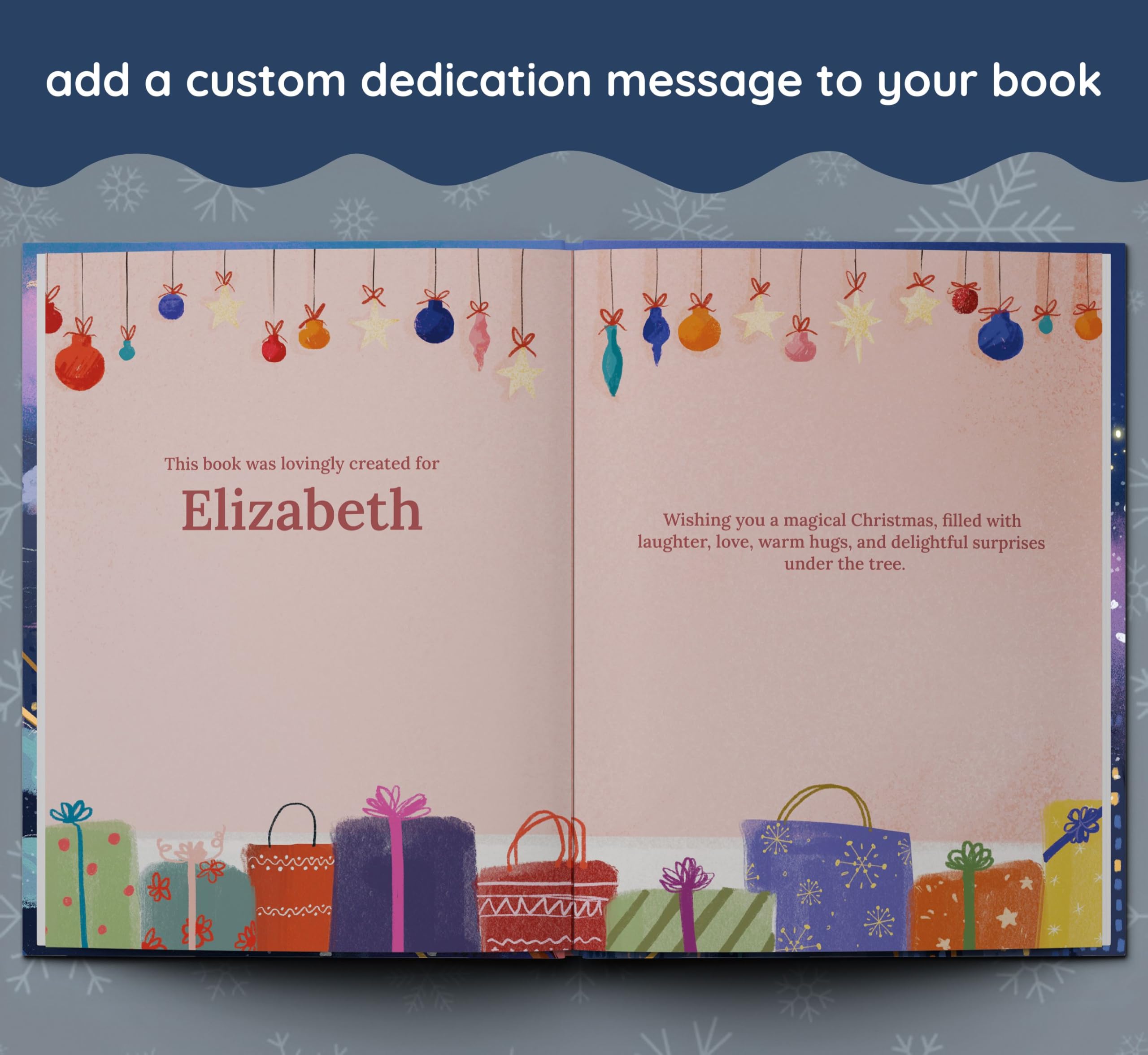 Personalized Christmas Book - Baby's First Customized Gift - Night Before Christmas Book - Custom Name Children's Gift