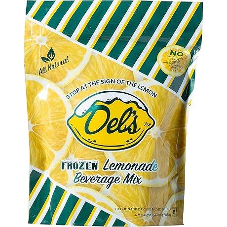 Del’s All Natural Frozen Lemonade Made with Real Lemon Juice