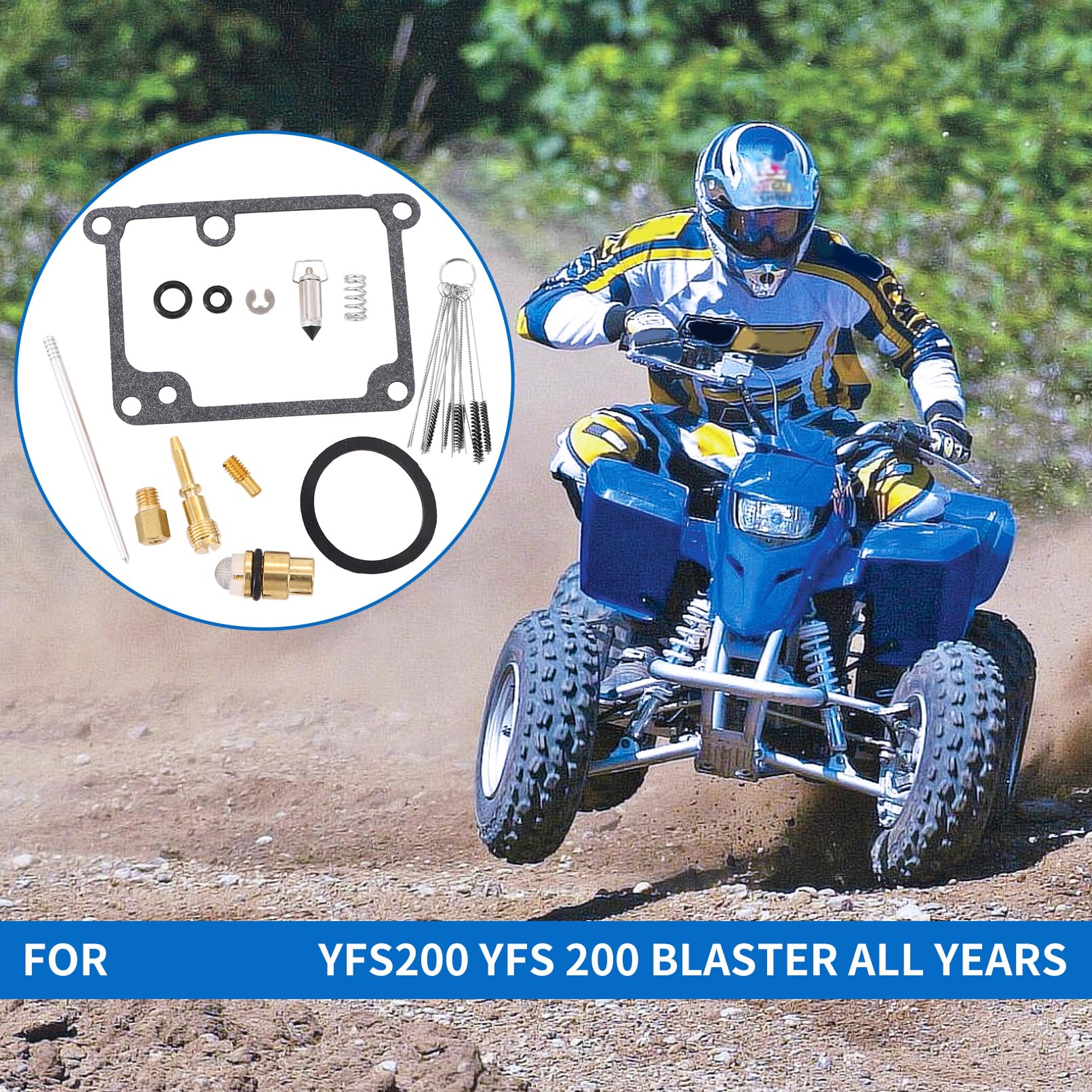 All Balls 26-1379 Carburetor Rebuild Kit For Yamaha YFS200 1988-2006