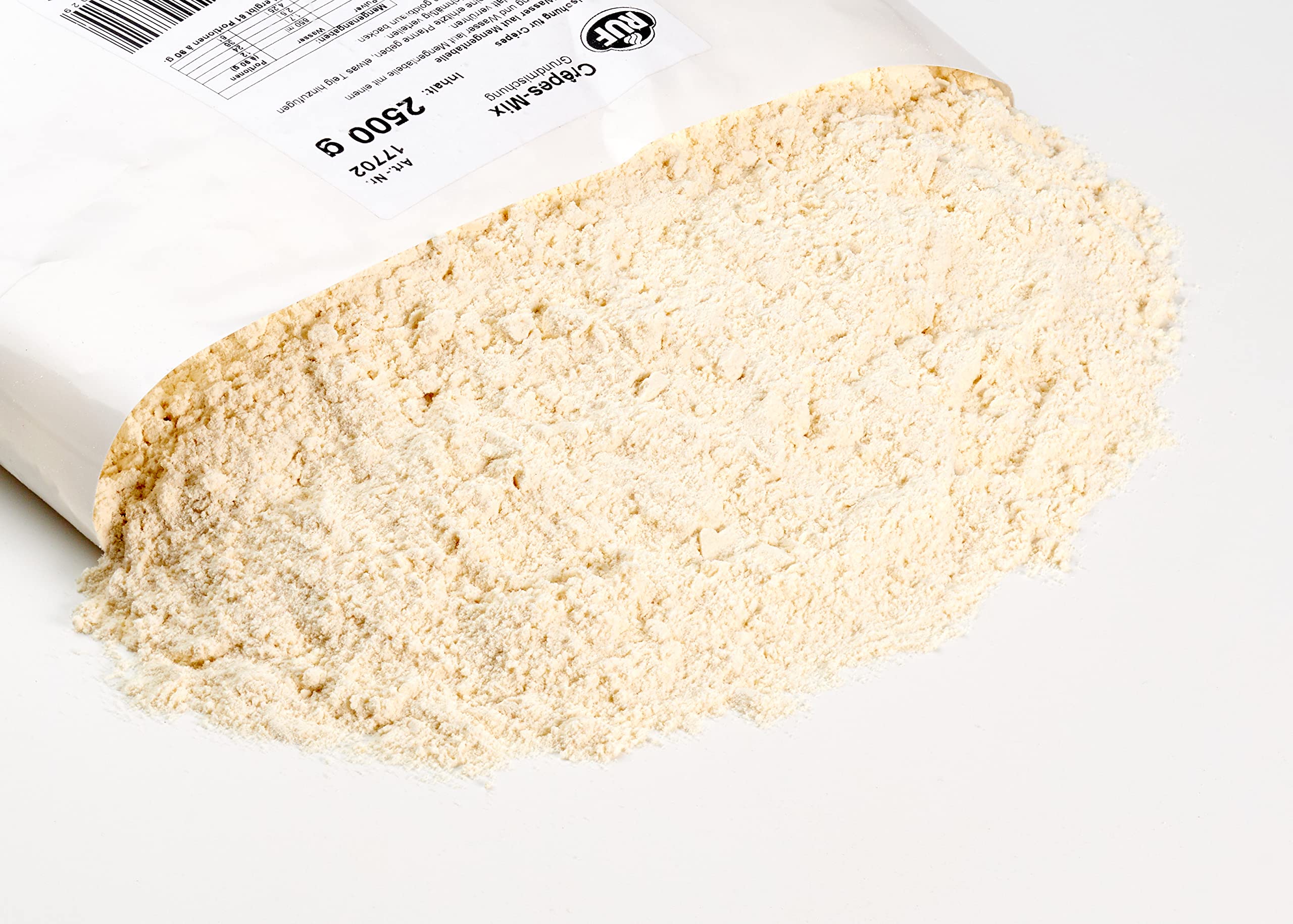 RUF Crêpes-Teig, Großpackung, Backmischung für Crêpes oder Pfannkuchen, einfache Zubereitung mit Wasser, für Großküchen, Hotels und Restaurants, 2500g (Packung mit 3)