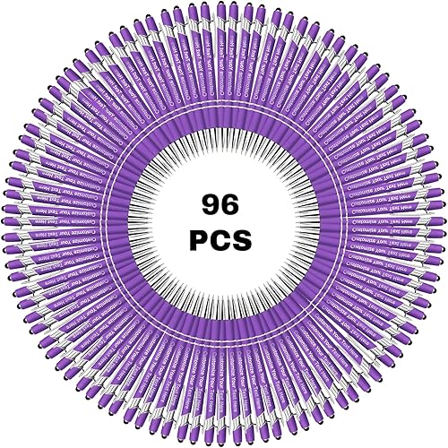 96 bolígrafos personalizados a granel con punta de lápiz capacitivo, bolígrafos personalizados con mensaje de logotipo y nombre, ideas de regalo