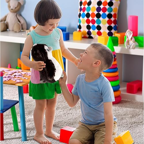 Miniatura 6 de DolliBu Peluche de pingüino gris, juguete de pingüino de peluche súper suave, animales marinos abrazables, relleno de felpa, lindo juguete esponjoso