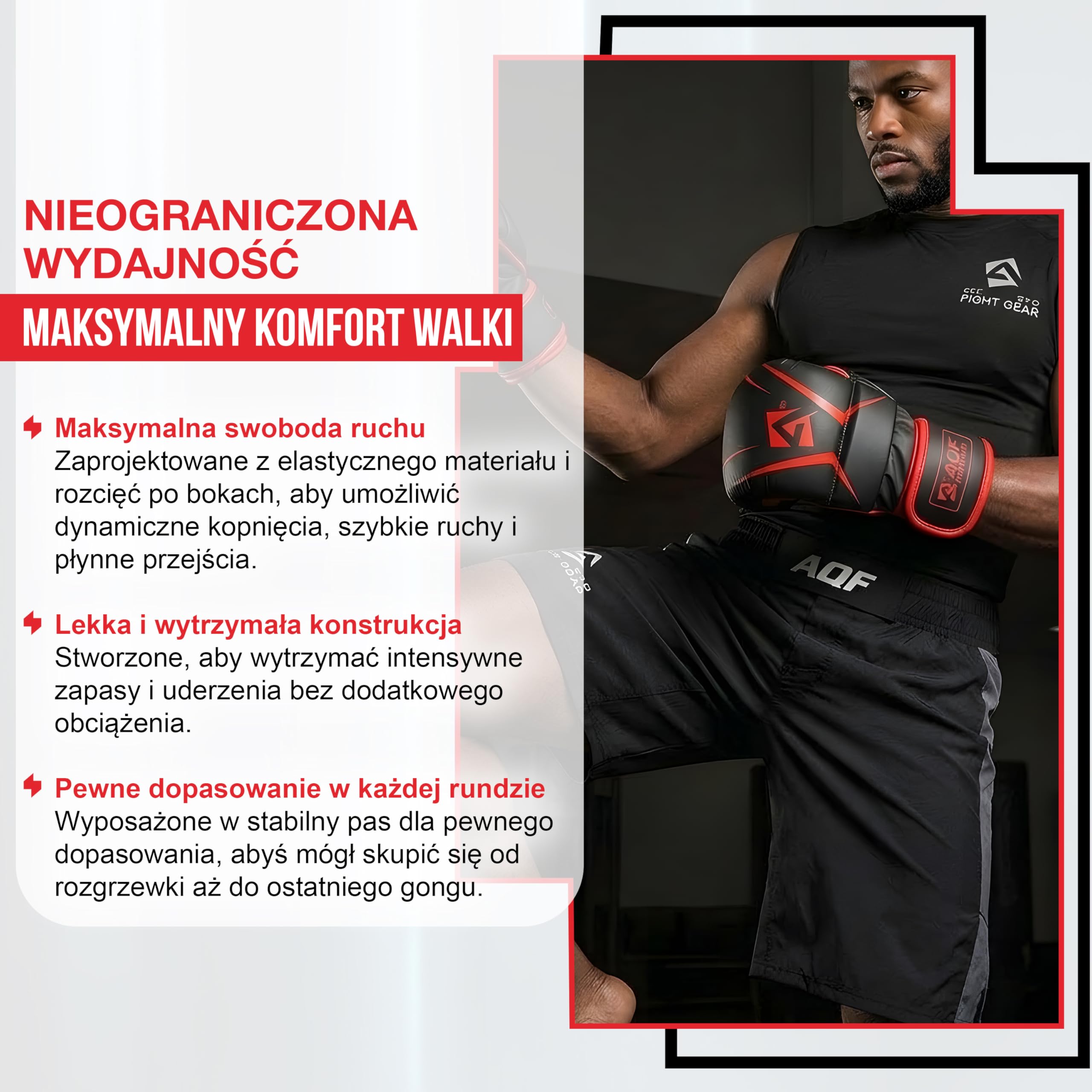 AQF Spodenki Combat MMA UFC Cage Walczący Siłownia Do Kickboxingu Krótkie Spodenki Treningowe Z 4-Kierunkowym Stretchem I Odprowadzaniem Wilgoci