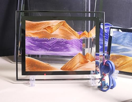 Miniatura 4 de HY HAOYING ITTA - Imagen de arte de arena en movimiento, arte de arena dinámica 3D, movimiento líquido, visión de arco iris, imagen de arena,