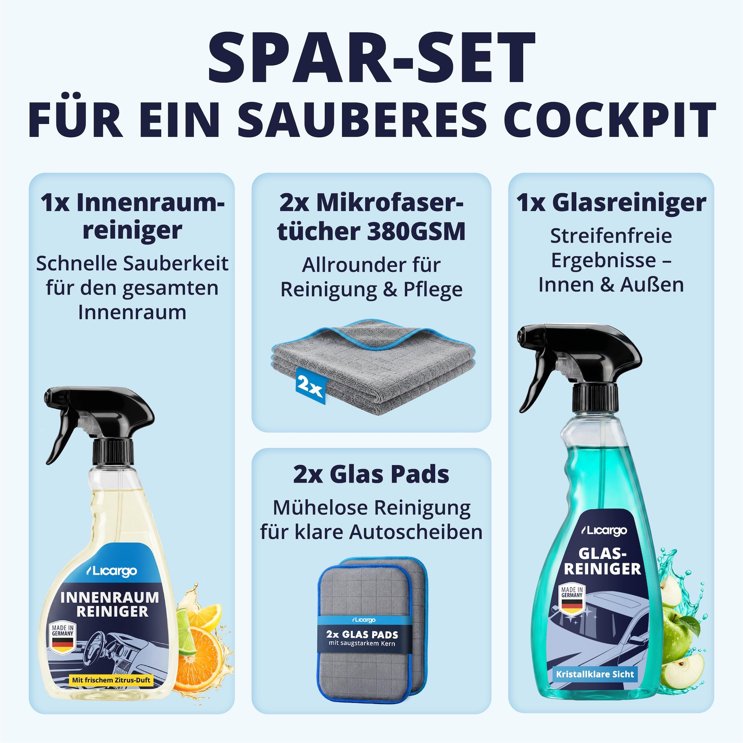 LICARGO Innenraum & Scheiben Set