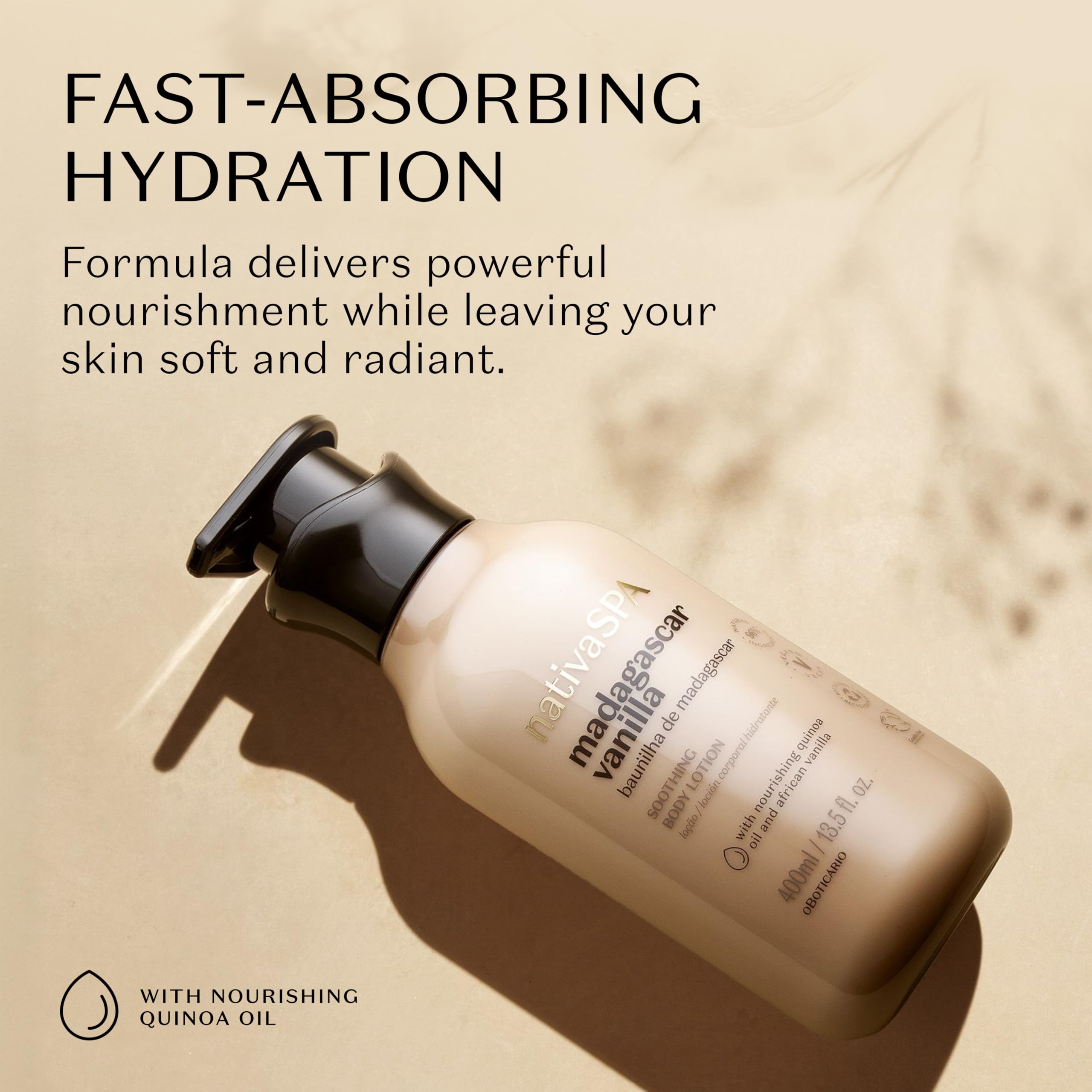 Amazon.com : Nativa SPA Madagascar Vanilla Hydrating Body Lotion