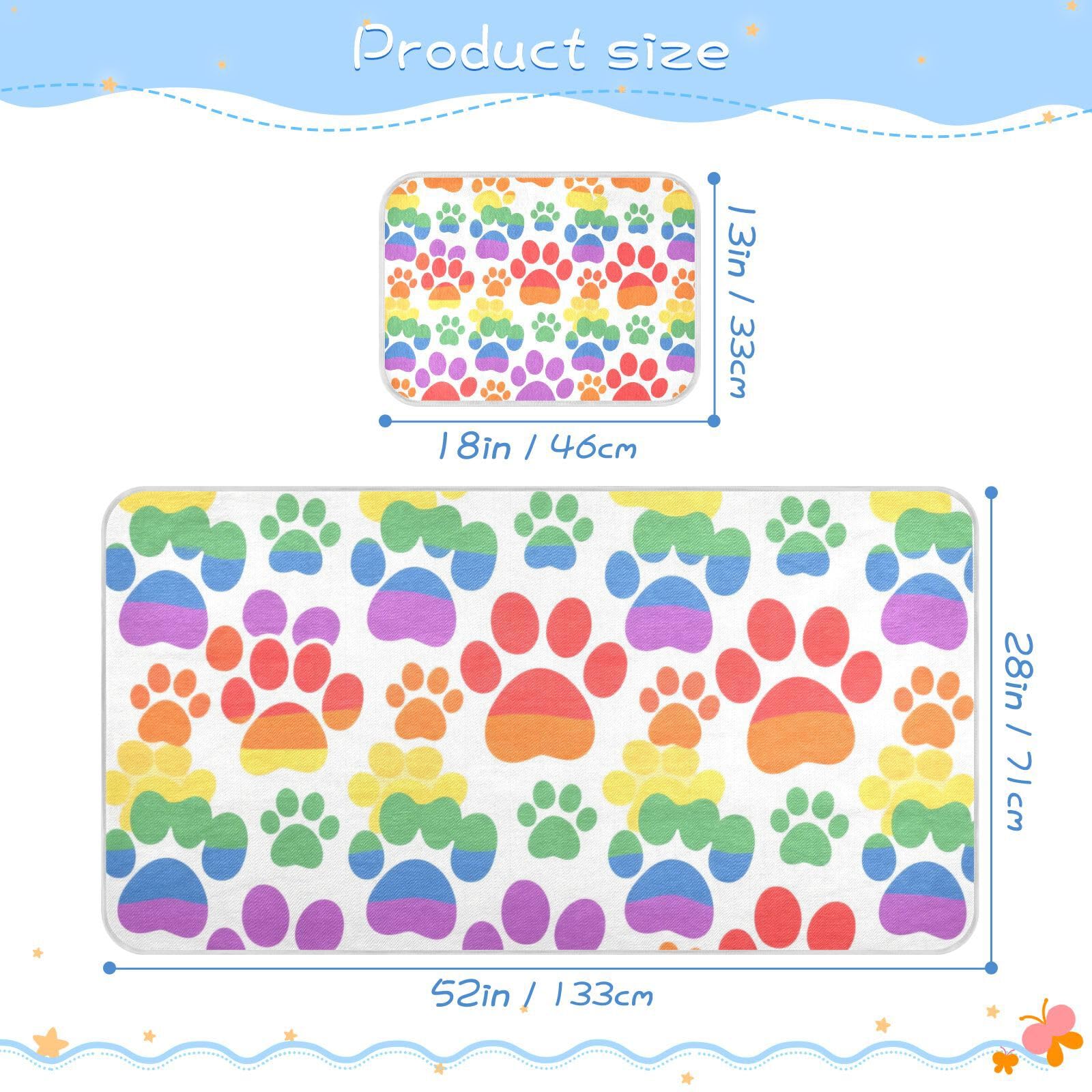Cooling Baby Waterproof Crib Mattress Protector 28