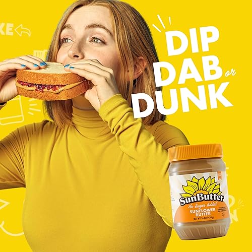 Miniatura 14 de SunButter Mantequilla orgánica de semillas de girasol, 16 onzas sin nueces para untar con 0.27 oz de proteína a base de plantas, sabor tostado rico